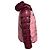Casaco Puffer acolchoado Herno Resort em nylon borgonha e veludo cotelê Bordeaux - vista 2