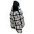 Moncler Black / White Erine Houndstooth Pattern Puffer Jacket - view 2