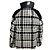 Moncler Black / White Erine Houndstooth Pattern Puffer Jacket - view 3