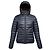 Herno Giacca Puffer Leggera Reversibile Blu Navy / Marrone con Zip Anteriore