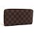 LOUIS VUITTON Damier Ebene Zippy Wallet Cartera Larga N41661 LV Auth 196670