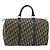 Borsa Boston Christian Dior Trotter Canvas Navy Silver Auth 195678 Argento Blu navy - vista 2