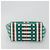Borsa Cesto MARNI Vinyl Green Silver Auth 196678A Argento Verde - vista 5