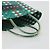Borsa Cesto MARNI Vinyl Green Silver Auth 196678A Argento Verde - vista 7