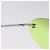 CHANEL Randlose Sonnenbrille Metall Green Silver CC Auth BA15023M Silber Grün - Ansicht 8
