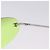 CHANEL Randlose Sonnenbrille Metall Green Silver CC Auth BA15023M Silber Grün - Ansicht 9