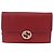 Portafoglio a Spalla con Catena GUCCI in Pelle Rossa e Oro 510314 Auth ka5723A Rosso D'oro - vista 2