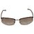 Occhiali da sole senza montatura GUCCI Plastica Marrone Tono Oro Auth am12290V - vista 2