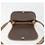 Céline Borsa a tracolla CELINE Macadam PVC Pelle Marrone Tono Oro Auth BA14939 - vista 17