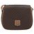 Céline Borsa a tracolla CELINE Macadam PVC Pelle Marrone Tono Oro Auth BA14939 - vista 2