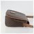 Céline Borsa a tracolla CELINE Macadam PVC Pelle Marrone Tono Oro Auth BA14939 - vista 4