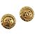 Pendientes CHANEL Metal Tono Dorado CC Auth 198839V