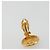 Pendientes CHANEL Metal Tono Dorado CC Auth 198839V - vista 5