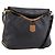 Céline CELINE Schultertasche aus Leder Schwarz Goldfarben Auth 196412