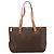 Céline Borsa Tote CELINE Macadam Canvas PVC Pelle Brown Gold Auth am12286V Marrone D'oro - vista 2