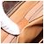 Céline Borsa Tote CELINE Macadam Canvas PVC Pelle Brown Gold Auth am12286V Marrone D'oro - vista 23