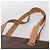 Céline Borsa Tote CELINE Macadam Canvas PVC Pelle Brown Gold Auth am12286V Marrone D'oro - vista 8