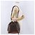 16 Céline Borsa a tracolla CELINE Macadam Canvas PVC Leather Brown Gold Auth 198250 Marrone D'oro - vista 20