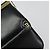 Borsa a tracolla con catena BALLY in pelle nera e oro Auth 196292 Nero D'oro - vista 15