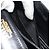 Borsa a tracolla con catena BALLY in pelle nera e oro Auth 196292 Nero D'oro - vista 23