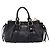 Borsa Miu Miu Vitellolux in pelle 2way Nero Tono Oro Auth 196431 - vista 13