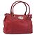 Borsa Christian Dior in pelle rossa e argento Auth 196646A Rosso