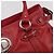 Borsa Christian Dior in pelle rossa e argento Auth 196646A Rosso - vista 15
