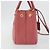 Borsa a mano PRADA Saffiano 2way Pink Gold Tone Auth BA14801M Rosa - vista 4