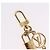 LOUIS VUITTON Micro Charm LV Padlock Charm metallo Gold M01555 LV Auth BA15232V D'oro - vista 4