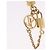 LOUIS VUITTON Micro Charm LV Padlock Charm metallo Gold M01555 LV Auth BA15232V D'oro - vista 6