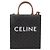 Céline CELINE Macadam Canvas Vertical Cabas Small Hand Bag PVC Brown Gold Auth 196692V Marrone D'oro - vista 2