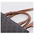 Céline CELINE Macadam Canvas Vertical Cabas Small Hand Bag PVC Brown Gold Auth 196692V Marrone D'oro - vista 8