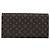 LOUIS VUITTON Monogram Mini Lin Portefeiulle Sarah Wallet M95234 LV Auth 187160A Marrone Damier ebene - vista 2