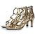 Jimmy Choo, sandali caged in oro D'oro