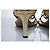 Jimmy Choo, sandali caged in oro D'oro - vista 10
