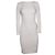 Tom Ford, Abito stretch bianco con dettaglio zip e schiena scoperta