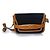 Gucci, Vintage GG Emaille-Tasche mit schwarzem Canvas Braun