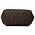 Borsa Tote Louis Vuitton Monogram Neverfull MM Marrone - vista 3