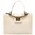 Borsa Tote Satchel Boy Reverso Chanel in vitello bianco