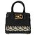 Borsa Salvatore Ferragamo Gancini in pelle 2way Nero Oro Auth 131643V D'oro - vista 13