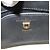Borsa Salvatore Ferragamo Gancini in pelle 2way Nero Oro Auth 131643V D'oro - vista 18