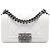 Chanel Boy Flap Crossbody Bag Small aus weißem Kalbsleder mit Doppelnaht
