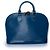 Louis Vuitton, borsa Alma epi in pelle blu