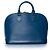 Louis Vuitton, borsa Alma epi in pelle blu - vista 3