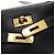 Hermès Borsa a mano HERMES Kelly 28 Box Calfskin 2way Nero Oro Auth 185189SM D'oro - vista 23