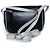 Céline Celine, Bolsa de couro preta com pompom e detalhes brancos Preto - vista 2