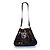 Lancel, borsa a tracolla in pelle di coccodrillo lucida marrone