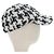 Gorra CHANEL COCO Tweed M White CC Auth 196483SAM Blanco - vista 5