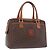Céline Borsa a mano CELINE Macadam Canvas PVC Leather Brown Gold Auth ka5768A Marrone D'oro