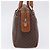 Céline Borsa a mano CELINE Macadam Canvas PVC Leather Brown Gold Auth ka5768A Marrone D'oro - vista 6